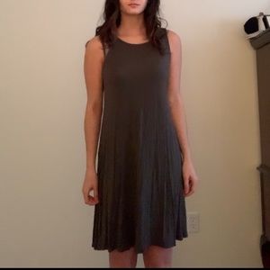 Olive green summer dress